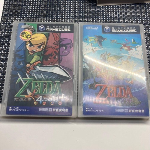 Nintendo GameCube Zelda Four Swords plus Wind Waker Bundle Complete Set - Picture 4 of 12