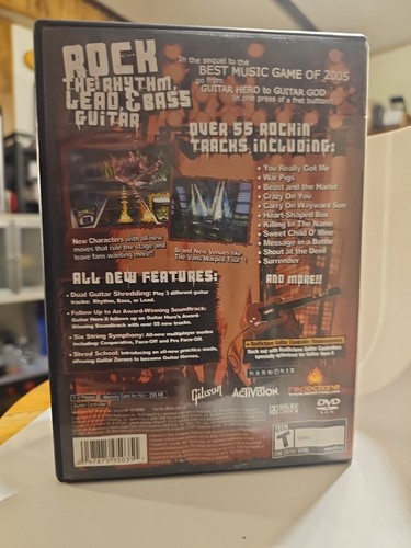 Guitar Hero 2 (PlayStation 2 PS2, 2006) - Foto 4 di 4