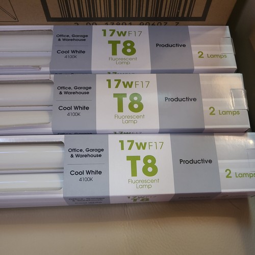 Feit Electric 2ft Liner Tube 17WF17 T8 fluorescent lamp 2 in pack - Picture 2 of 4