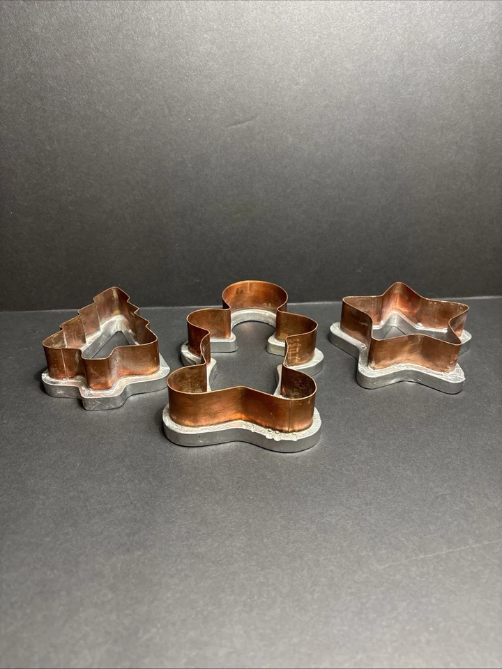 Unique Copper And Aluminum Cookie Cutters (3) - Image 2 of 4