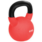 Kettlebell 10KG Red Metal Soft Body Non-Slip Handle 22x19x12cm Home Gym Compact