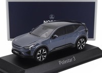 Norev 1/43 Polestar 3 2024 Blau Modellbau Statisches Modell Diecast