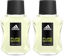Adidas 2-Pack Pure Game EDT Spray for Men 3.4 Oz (100 mL)