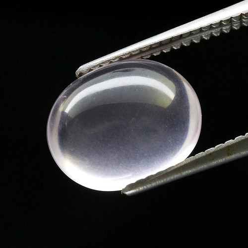 Weicher 1,72ct ovaler Cab natürlicher unbeheizter rosa Stern Rosenquarz Madagaskar, Afrika