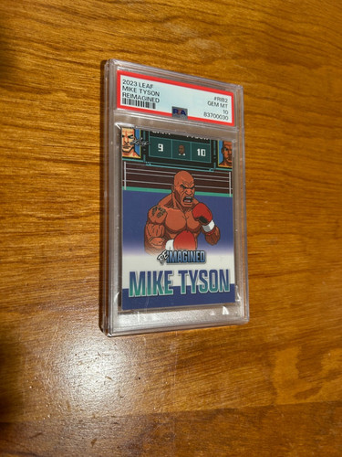 RARE 2023 Leaf  #RIB-2 Reimagined  Mike Tyson SP BOXING CARD,PSA 10