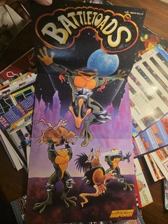 Nintendo Power Poster and Magazine Lot