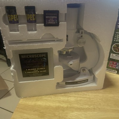 STEM Microscope With Light Source 100x, 200x and 450x - Many Extras