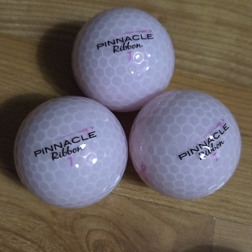 New Pinnacle Ribbon Lady Golf Balls 4 Packs Breast Cancer Pink 1,3,4 See Photos - Picture 2 of 7