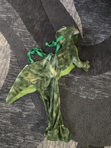 B&M Green T-Rex Dinosaur Ride On Fancy Dress Costume Age 5-9 years