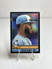 2025 Topps Heritage #680 Maikel Garcia Chrome Black Refractor #/76