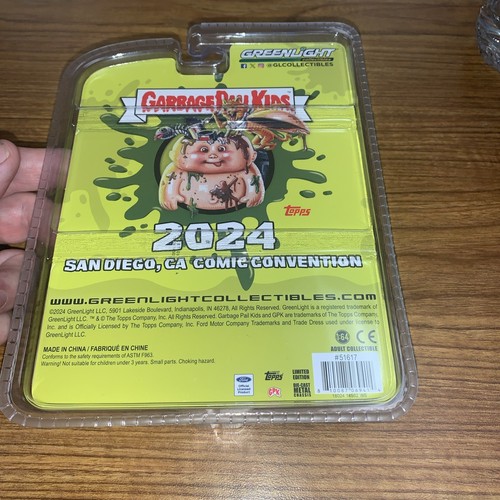 Greenlight GPK SDCC 1969 Ford Bronco RAW chase secchio spazzatura super snotty bambini - Foto 7 di 8
