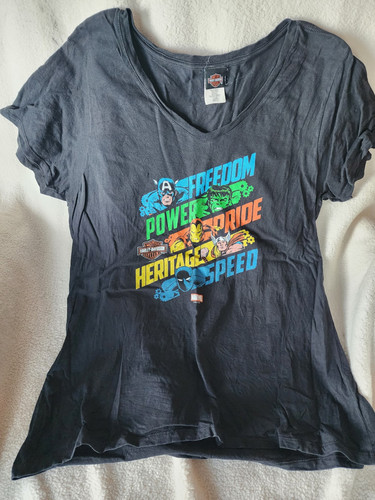 Camicia Harley-Davidson Marvel a tema donna taglia XL - Foto 1 di 3