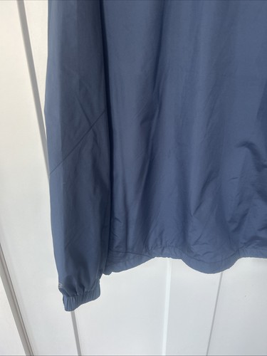 Giacca a vento runner vintage blu New Balance foderata in rete M leggermente indossata - Foto 15 di 17