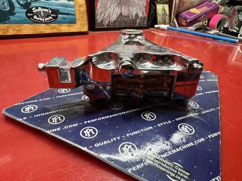 Performance Machine Caliper Rear 06-07 FXST Chrome Harley Brake NEW Pm Billet - Picture 9 of 24