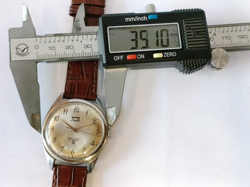 HMT SAATHI 17J WINDING PATINA SILVER DIAL 0231 INDIA MEN'S WORKING CONDITION - Picture 13 of 19