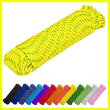 Rope 90 Feet x 1/4 Inch 7mm Neon Mix Strong All-Purpose Utility Rope ...