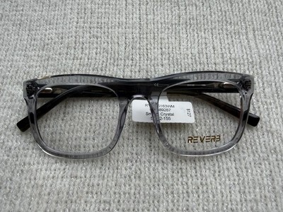 Reverb Men s Eyeglasses Frames RVMO5163 Smoke Crystal 55 22 155