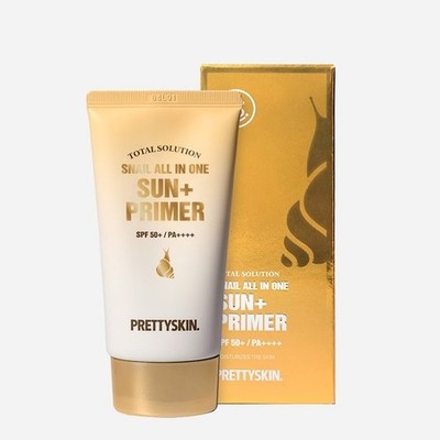 PRETTY SKIN Total Solution Snail All In One Sun Plus Primer 50ml LSF 50+ PA++++