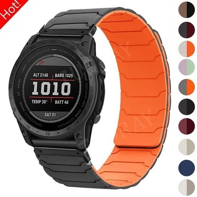 22/26mm Quick Fit Watch Band Silicone Strap For Garmin Fenix E 8 7 7X 6 6X 5 5X