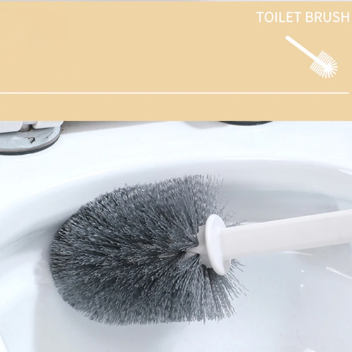 Toilettenbürste und Halter Set, Edelstahl Toilettenschüssel Bürstenkopf - Bild 7 von 18