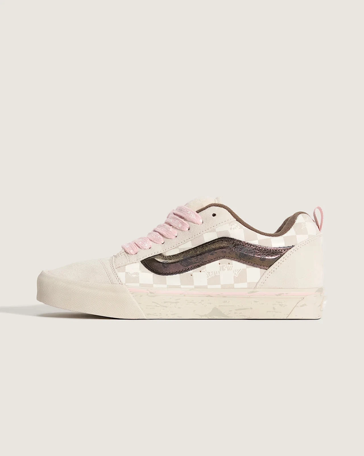 Vans x Space Molly Knu Skool Limited Edition Shoes Beige /Pink