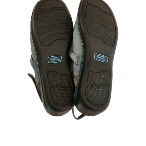 SoftWalk Women’s Blue Suede Comfort Sandals Slip-On Size 7 Casual Summer Shoes - Picture 9 of 9
