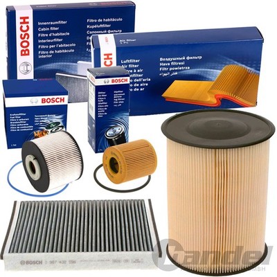 BOSCH FILTER INSPEKTIONSPAKET passend für 2.0 TDCI FORD FOCUS 3 C-MAX KUGA 2