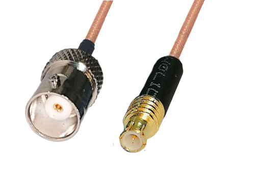 50Ω coaxial extension BNC(Male/Female) MCX(Straigh/90°) RG316(AWG26) max. 1m - Picture 9 of 12