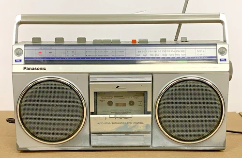 Vintage PANASONIC Boombox RX-4940 Portable Stereo FM/AM Tested & Working