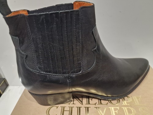 Penelope Chilvers Women's Frontier Western Black Boots - Size UK 7 - Picture 6 of 16