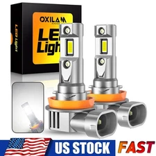 OXILAM H11 LED Bulbs Headlight Low Beam 6500K Super Bright Plug Play 1:1 Design