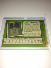 2020 Topps Heritage High Number - Scott Heineman #605 (RC)