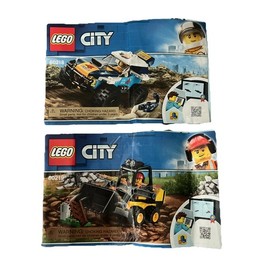 Lot of 7 LEGO City Various Manuals Instructions Booklets