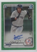 2020 Bowman Chrome Prospect Green Refractor /99 Anthony Garcia #CPA-AG Auto