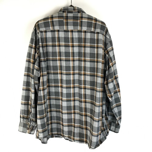Duluth Trading Co Free Swingin' Flannel Relaxed Fit Shirt Men's 2XL Plaid Cotton - Picture 7 of 13