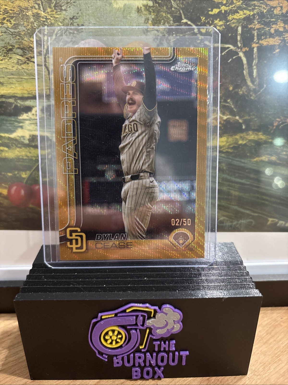 2025 Topps Chrome - Dylan Cease #212 Gold Wave Refractor /50