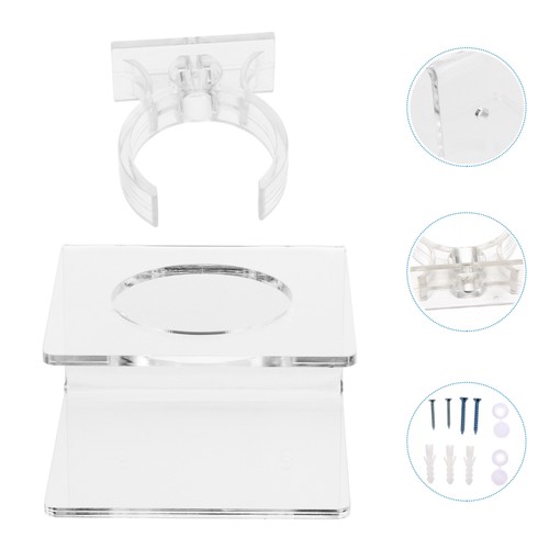 1pc Lightsaber Wall Rack Lightsaber Wall Storage Bracket for Home (Transparent) - Imagen 7 de 12