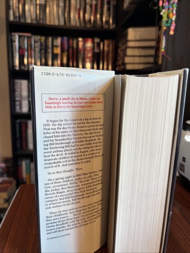 IT, Stephen King (1986, HC/DJ, 1st Edition 3rd Print), 1st/3rd Hardcover - Picture 6 of 10