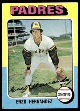 1975 Topps Enzo Hernandez San Diego Padres #84 *Low Grade*A*