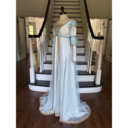 Vintage QUALITY Handmade Princess Medieval Renaissance LARP Wedding Costume - Bild 3 von 12