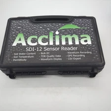Acclima True TDR Soil Moisture Sensor Reader Kit SDI-12 Working Damaged Screen 