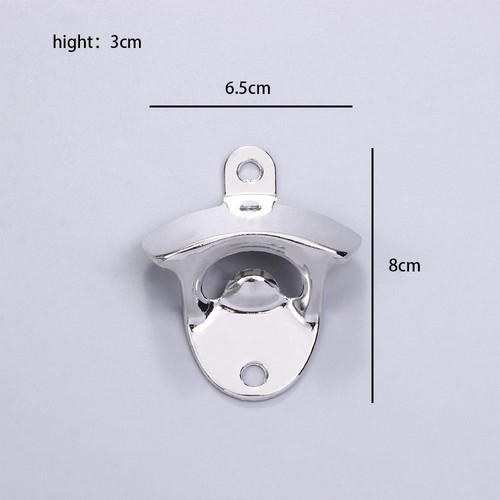Bottle Opener Bar Beer Soda Cap Tools Fixed Wine Opener Wall Mounted Opener - Picture 9 of 12