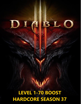 Diablo 3 Level 1-70 Boost Season 37 Hardcore Boost HC - PC