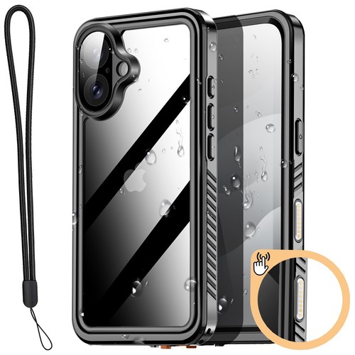 Waterproof For iPhone 17 Pro Max 17 Air  hard back hard Silicon Full flip case - Picture 29 of 33