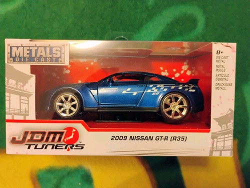 2018 Jada Metals JDM Tuner 2009 Nissan GT-R (R35) 1/32 Die Cast blau Rarität - Bild 2 von 7