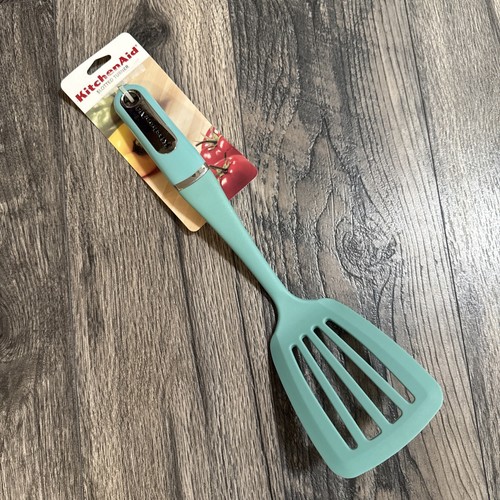 KitchenAid aqua blue Sky Slotted Turner (HAQA) New - Picture 4 of 4