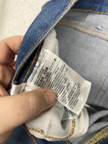 Levi's 541 Jeans Uomo 40x34 Blu Sportivo Conico Avanzato Elasticizzato Denim Zip Fly - Foto 14 di 17