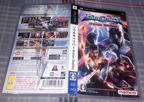 Soul Calibur Broken Destiny Sony PSP Japanische Version. CIB Kostenloser Versand Namco - Bild 2 von 3