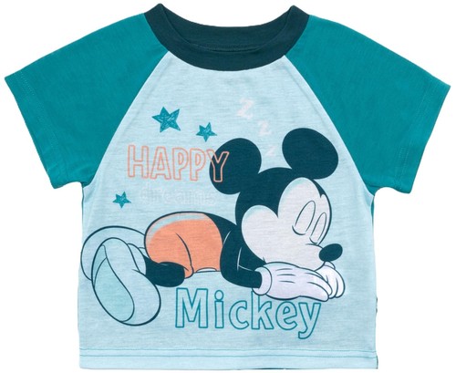 Disney Mickey Mouse Toddler/Little Boys' 2-Piece Pajama Sleepwear Set - Teal... - Picture 2 of 3