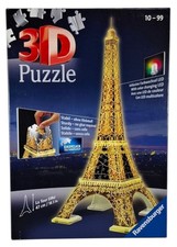 3D Puzzle Eiffelturm bei Nacht Ravensburger Farbwechsel LED
